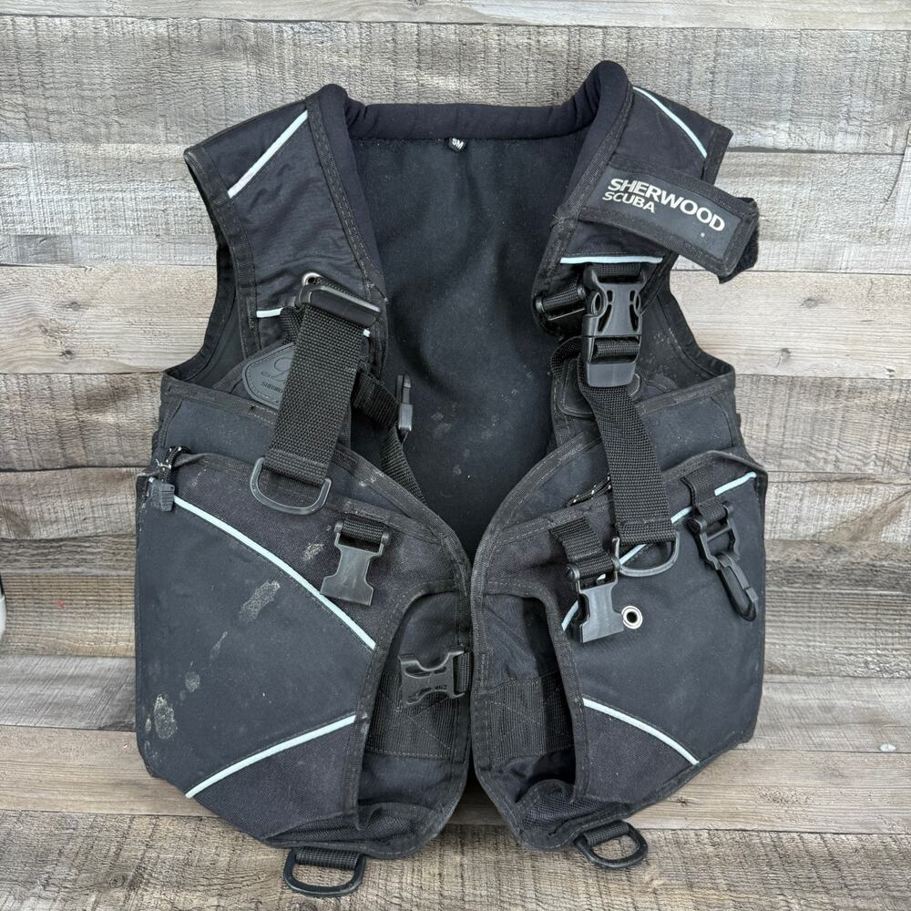 Sherwood Scuba Buoyancy Compensator Device Diving Equipment Gear Vest Only SZ Sm